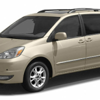 Автоковрики Toyota Sienna (2006-2010)